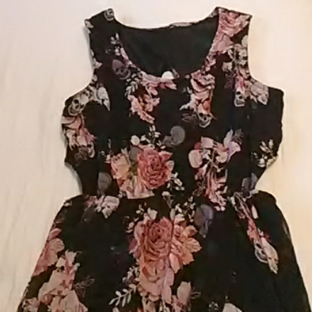 Floral skull dress